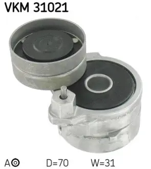 Натяжной ролик, поликлиновой ремень SKF VKM31021