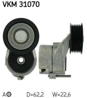 Натяжной ролик, поликлиновой ремень SKF VKM31070