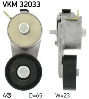 Натяжной ролик, поликлиновой ремень SKF VKM32033