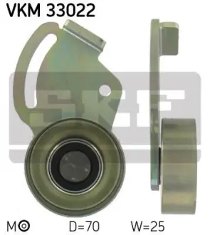 Натяжной ролик, поликлиновой ремень SKF VKM33022