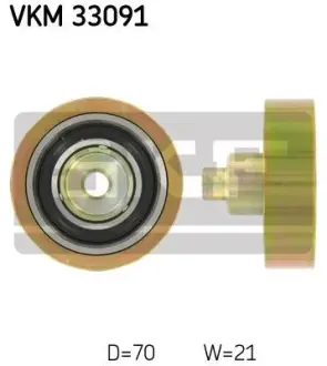 Паразитный / ведущий ролик, поликлиновой ремень SKF VKM33091