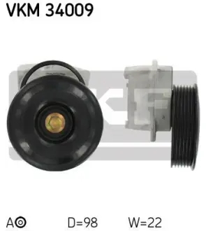 Натяжной ролик, поликлиновой ремень SKF VKM34009