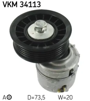 Натяжной ролик, поликлиновой ремень SKF VKM34113