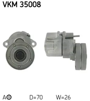 Натяжной ролик, поликлиновой ремень SKF VKM35008