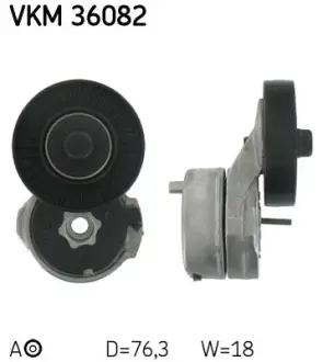 Натяжной ролик, поликлиновой ремень SKF VKM36082