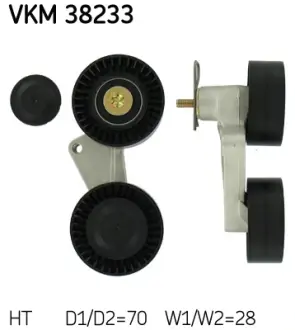 Натяжной ролик, поликлиновой ремень SKF VKM38233
