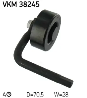 Ролик модуля натягувача ременя SKF VKM38245