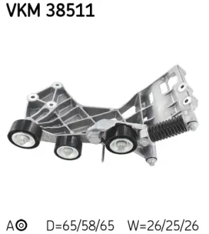 Натяжной ролик, поликлиновой ремень SKF VKM38511