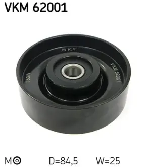 Ролик модуля натягувача ременя SKF VKM62001