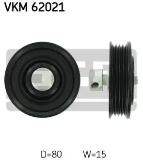 Натяжной ролик, поликлиновой ремень SKF VKM62021