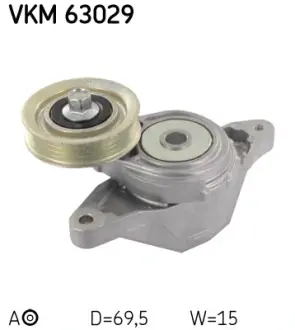 Натяжной ролик, поликлиновой ремень SKF VKM63029