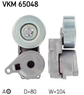 Натяжной ролик, поликлиновой ремень SKF VKM65048