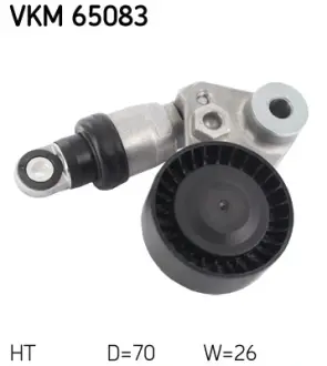 Натяжной ролик, поликлиновой ремень SKF VKM65083