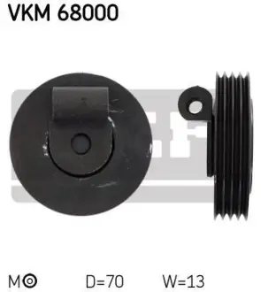 Натяжной ролик, поликлиновой ремень SKF VKM68000