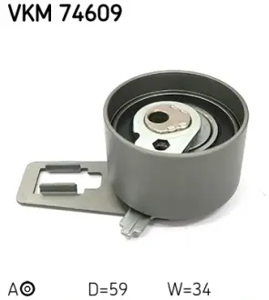 Ролик модуля натягувача ременя SKF VKM74609