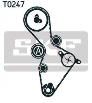 Комплект ремня ГРМ SKF VKMA01224