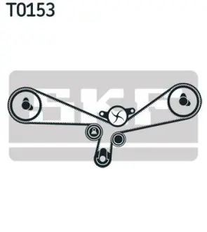 Комплект ремня ГРМ SKF VKMA01902