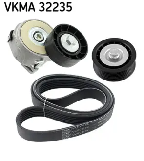 FIAT К-т ГРМ (ремінь + 2 ролика) 500L 1.6 D Multijet SKF VKMA32235