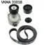 Поликлиновой ременный комплект SKF VKMA33018 (фото 1)