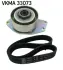 Поликлиновой ременный комплект SKF VKMA33073 (фото 1)