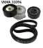 Роликовий модуль натягувача ременя (ролик, ремінь) SKF VKMA33094