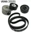 Поликлиновой ременный комплект SKF VKMA33151 (фото 1)