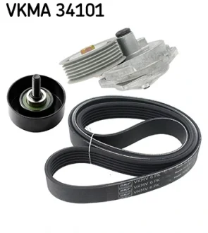 Роликовий модуль натягувача ременя (ролик, ремінь) SKF VKMA34101