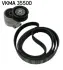 Поликлиновой ременный комплект SKF VKMA35500
