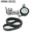Роликовий модуль натягувача ременя (ролик. ремінь) SKF VKMA36151