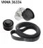 Роликовий модуль натягувача ременя (ролик, ремінь) SKF VKMA36334