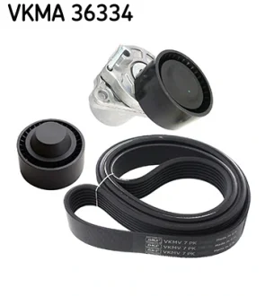 Роликовий модуль натягувача ременя (ролик, ремінь) SKF VKMA36334