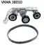 Поликлиновой ременный комплект SKF VKMA38010 (фото 1)