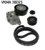Поликлиновой ременный комплект SKF VKMA38021