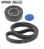 Комплект доріжкового ремня SKF VKMA38222 (фото 1)