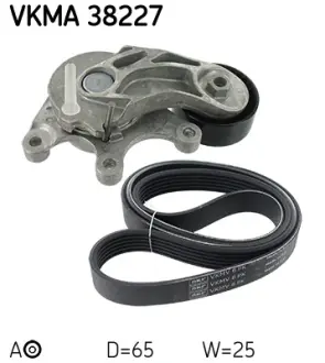 Роликовий модуль натягувача ременя (ролик. ремінь) SKF VKMA 38227