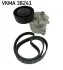 Поликлиновой ременный комплект SKF VKMA38241 (фото 1)