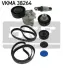 Поликлиновой ременный комплект SKF VKMA38264 (фото 1)