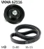 Комплект поликлинових ременів (з роликами) NISSAN NAVARA NP300, PATHFINDER III 2.5D 01.05- SKF VKMA62116 (фото 2)