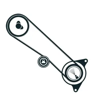 Комплект (ремінь+ролики) SKF VKMA 91719