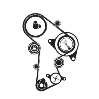 Водяной насос + комплект зубчатого ремня SKF VKMC012632
