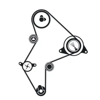 Водяной насос + комплект зубчатого ремня SKF VKMC03251