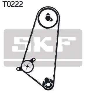 Водяной насос + комплект зубчатого ремня SKF VKMC05100