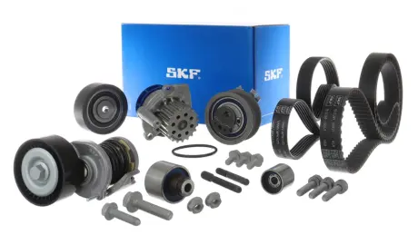 Роликовий модуль натягувача ременя (ролик, ремінь, помпа) SKF VKMC11000