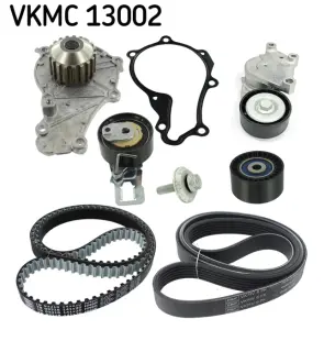 Роликовий модуль натягувача ременя (ролик, ремінь, помпа) SKF VKMC13002