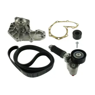 Водяной насос + комплект ручейковых ремней SKF VKMC36070