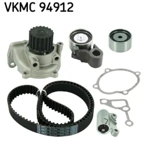 Комплект ГРМ (ремінь + ролик + водяний насос) MAZDA 323 F VI, 323 S VI, 6, 626 V, PREMACY 2.0D 04.98-12.10 SKF VKMC94912