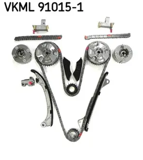Комплект ГРМ (ланцюг + шестерня) LEXUS ES, GS, IS C, IS II, RX TOYOTA AVALON, CAMRY, HIGHLANDER, HIGHLANDER / KLUGER, MARK X ZIO I, RAV 4 III, SIENNA, VENZA 2.5-3.5H 01.05- SKF VKML910151