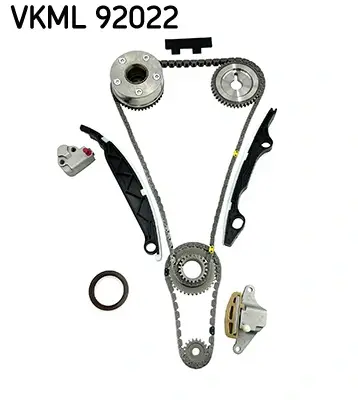 Комплект ГРМ (ланцюг + елементи) NISSAN PRIMERA, TEANA I, X-TRAIL I, X-TRAIL II 2.0/2.5 07.01- SKF VKML92022 (фото 1)