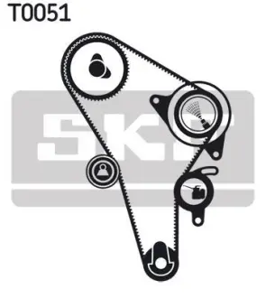 Комплект ремня ГРМ SKF VKMS01010