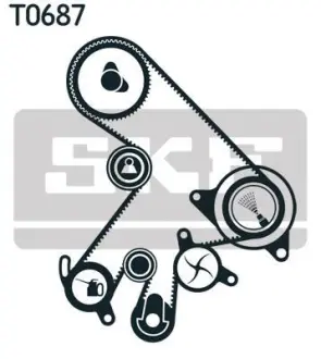 Комплект ремня ГРМ SKF VKMS91720